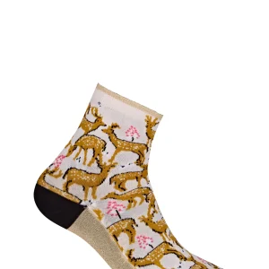 Chaussettes Biche - Peche