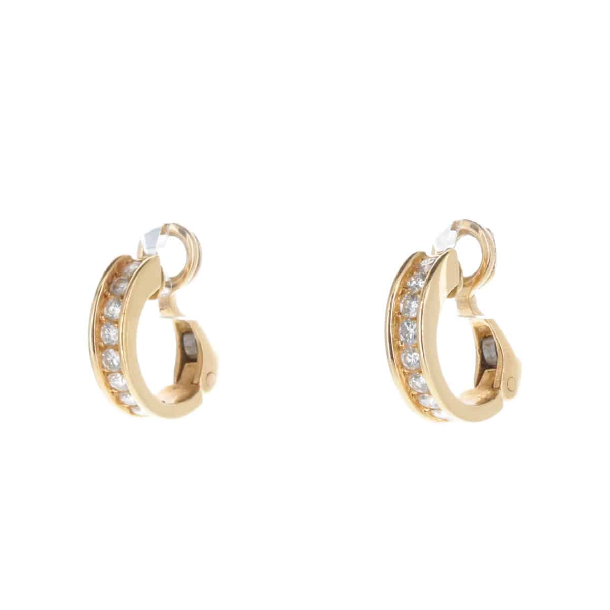 Boucles d’Oreilles Créoles Chaumet Diamants – Image 6