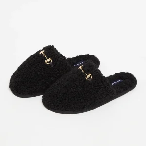 Mules - Polaire Noir