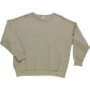 SWEATSHIRT REDONDO MOLLETON Olive Gray