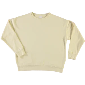 SWEATSHIRT REDONDO MOLLETON Pastel Yellow