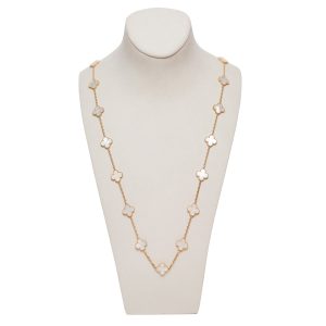 Sautoir Van Cleef & Arpels Alhambra Nacre Blanche