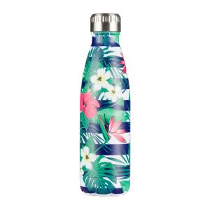 Bouteille Isotherme Fleurs Tropicales
