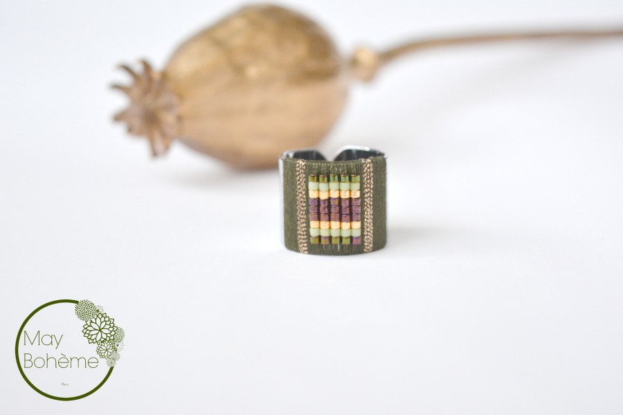 BAGUE SHANONNE – Bague dorée à l’or fin, Perles japonaises – Image 6