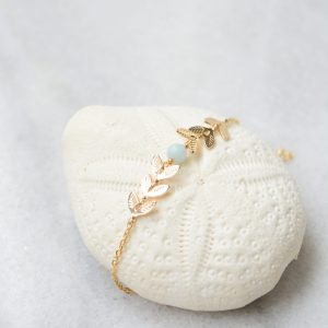 Bracelet Roma – Bracelet épis de blé perle facettée