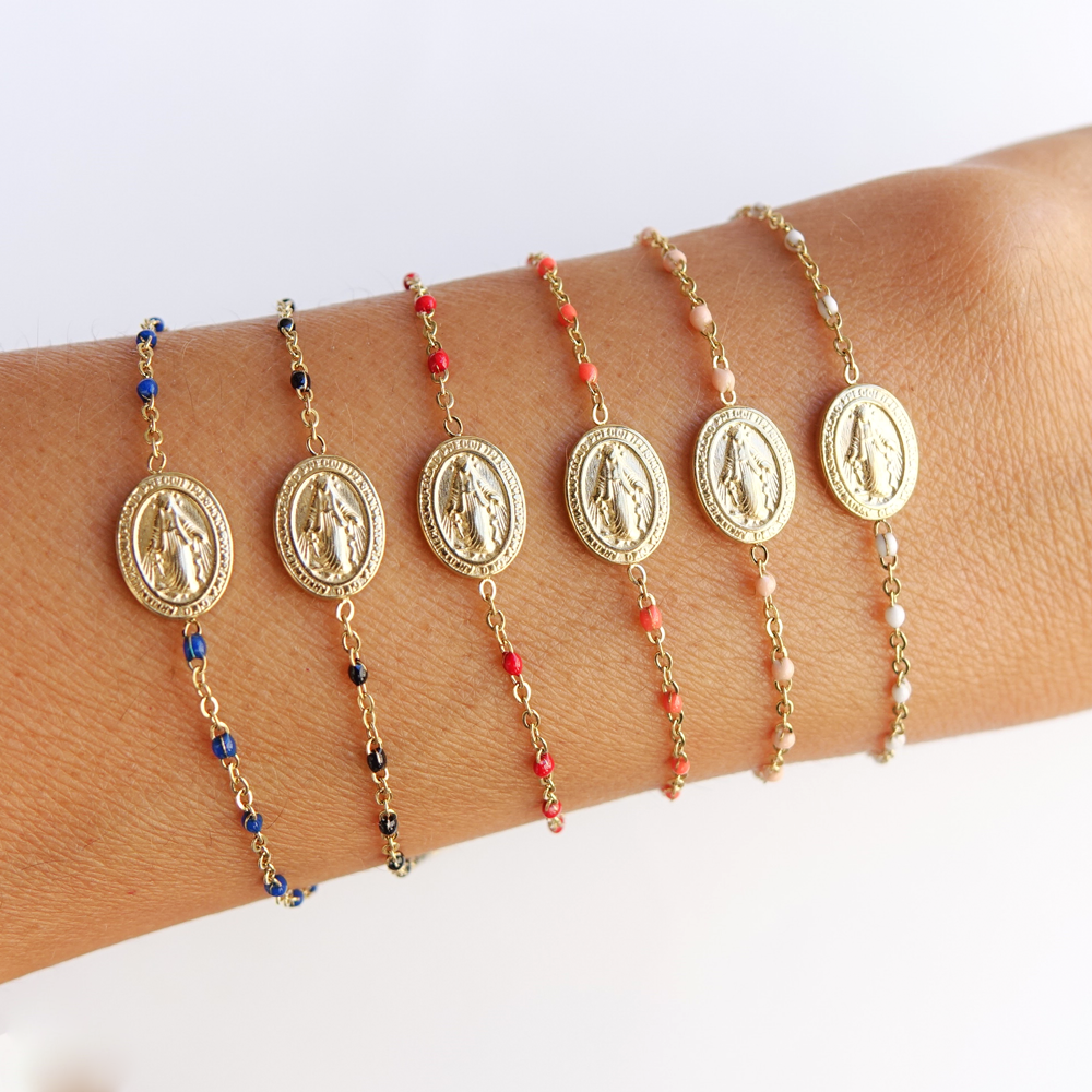 Bracelet rosaire Madone